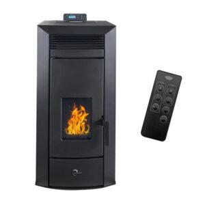 Rowi HPO 6/1 Modesto Nova Pelletofen 5,9 kW – Schwarz, kompakt und raumluftunabhängig