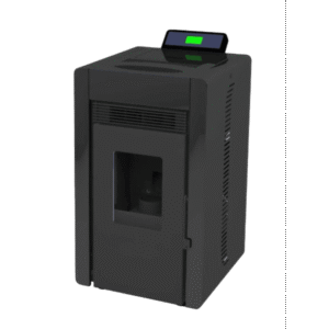 SCHENGER HLP3402 Pelletofen 5,5 kW – Schwarz, kompakt und vollautomatisch mit WLAN