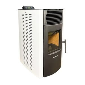 SCHENGER HP51 Pelletofen 8,8 kW – Weiß, vollautomatisch mit WLAN und Timer