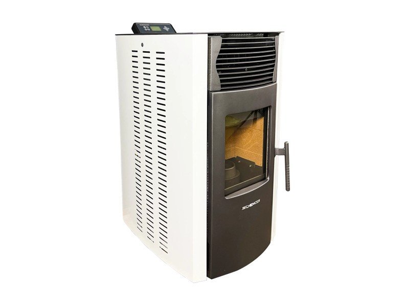 SCHENGER HP51 Pelletofen 8,8 kW – Weiß, vollautomatisch mit WLAN und Timer – Bild 5