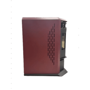 SCHENGER HLP3602 Pelletofen 9,3 kW – Rot, vollautomatisch mit WLAN und Timer