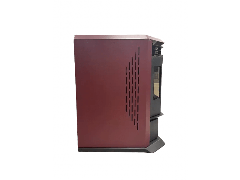 SCHENGER HLP3602 Pelletofen 9,3 kW – Rot, vollautomatisch mit WLAN und Timer – Bild 3