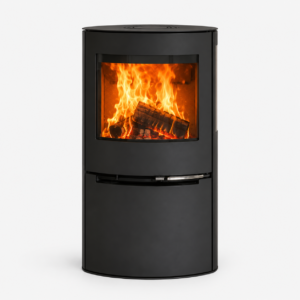 Aduro 21 Kaminofen 6,5 kW – Stahl Schwarz, breite Front mit Primärluftautomatik
