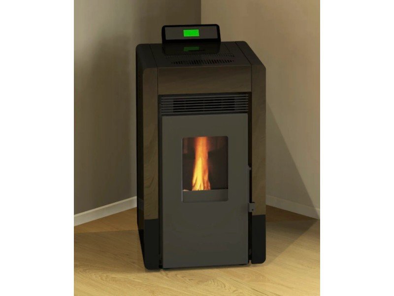 SCHENGER HLP3402 Pelletofen 5,5 kW – Schwarz, kompakt und vollautomatisch mit WLAN – Bild 2