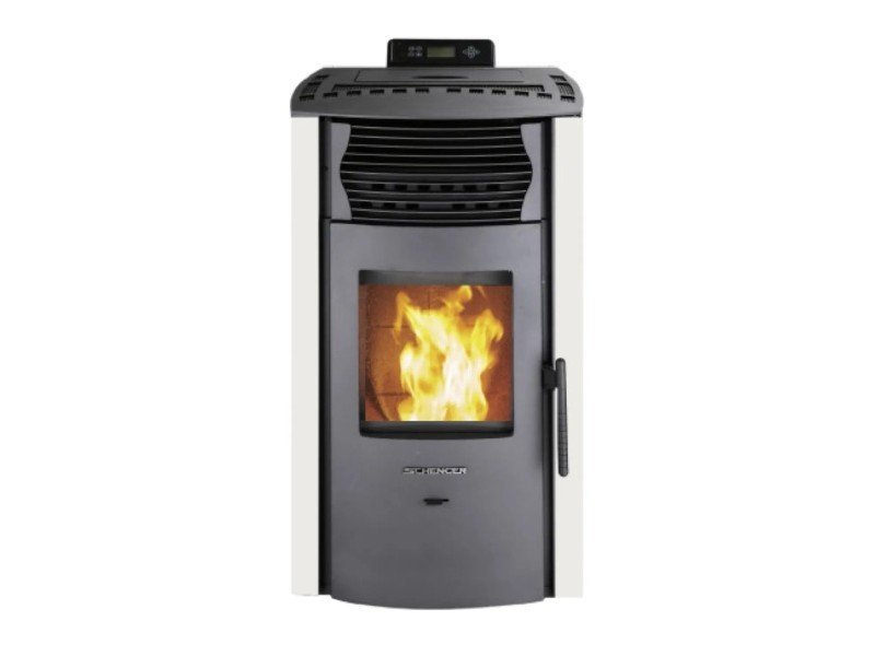 SCHENGER HP51 Pelletofen 8,8 kW – Weiß, vollautomatisch mit WLAN und Timer – Bild 2