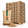 Badger Holzpellets Palette mit 65 Säcken à 15 kg – 100 % Nadelholz, DINplus