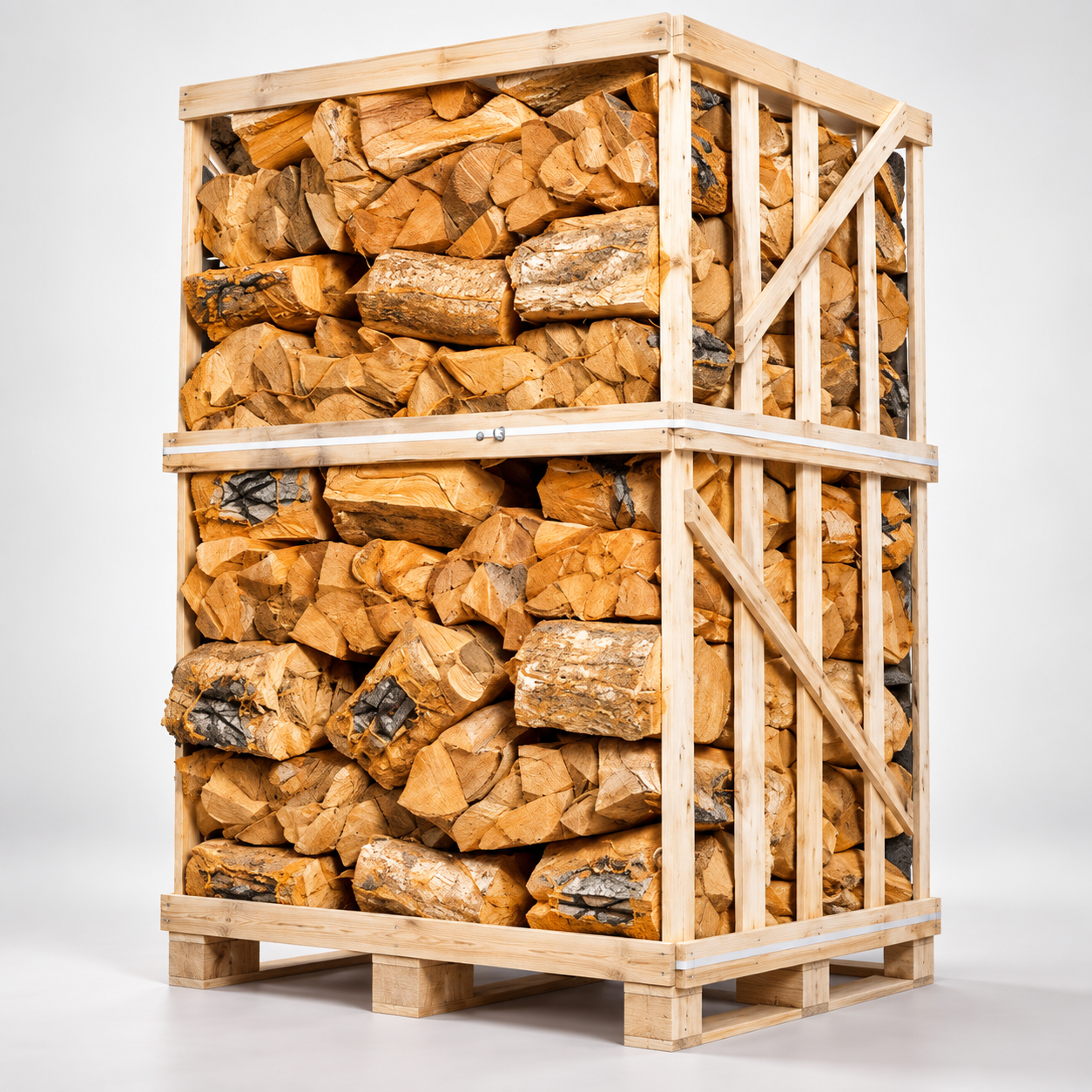 Birken-Kaminholz, 25 cm, in 80 Säcken – Restfeuchte höchstens 20 % – Bild 4