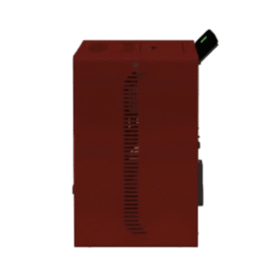 SCHENGER HLP3402 Pelletofen 5,5 kW – Rot, kompakt und vollautomatisch mit WLAN