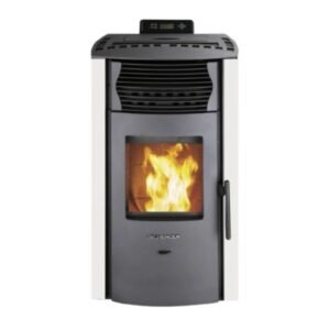 SCHENGER HP51 Pelletofen 8,8 kW – Weiß, vollautomatisch mit WLAN und Timer
