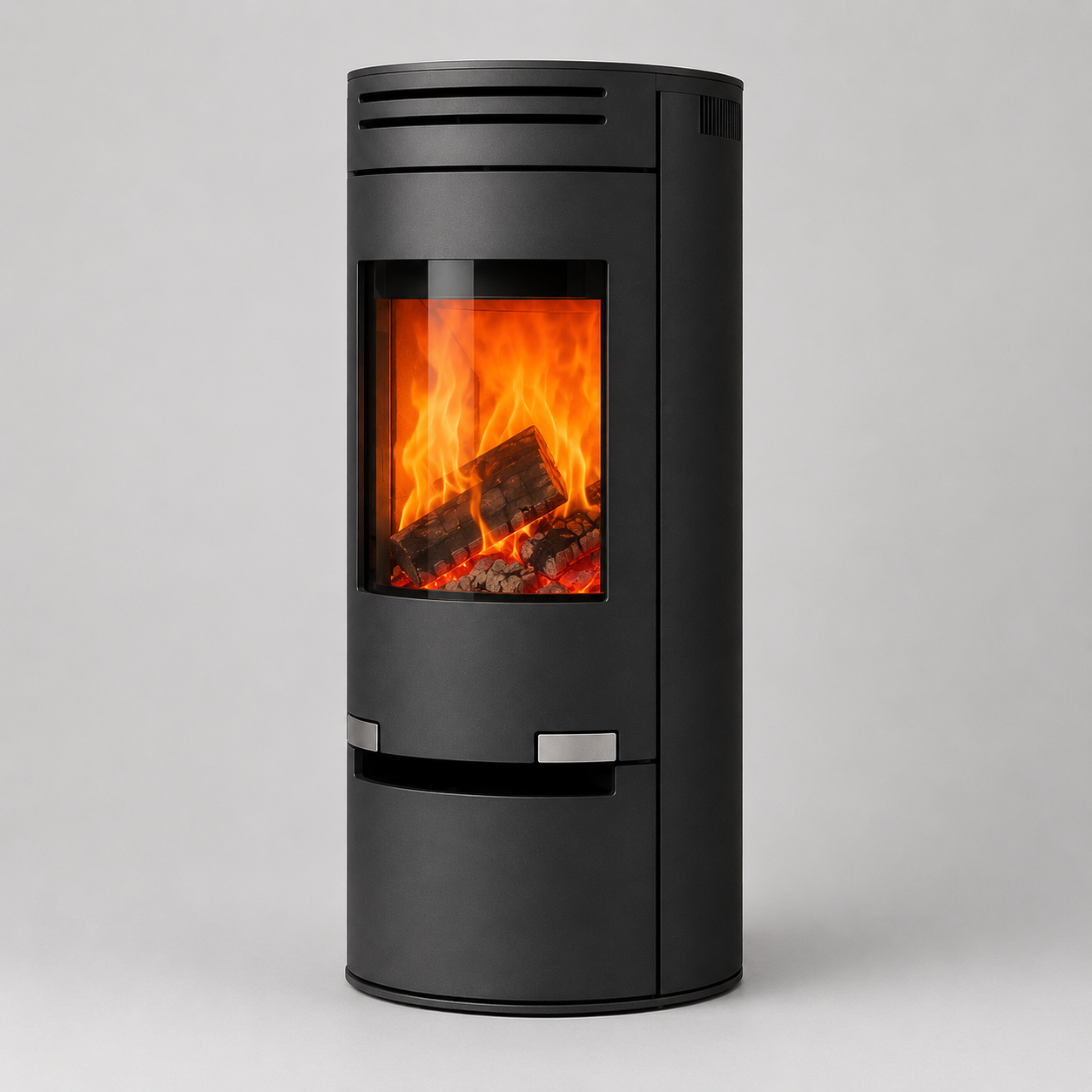 Aduro 17 Kaminofen 7 kW – Stahl Schwarz mit Primärluftautomatik und gebogener Scheibe – Bild 4