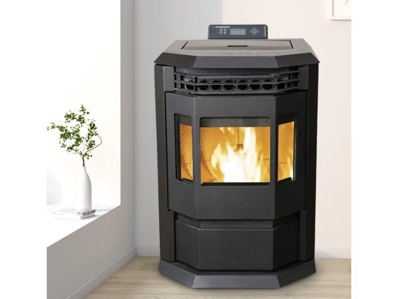SCHENGER HLP3602 Pelletofen 9,3 kW – Schwarz, vollautomatisch mit WLAN und Timer – Bild 3