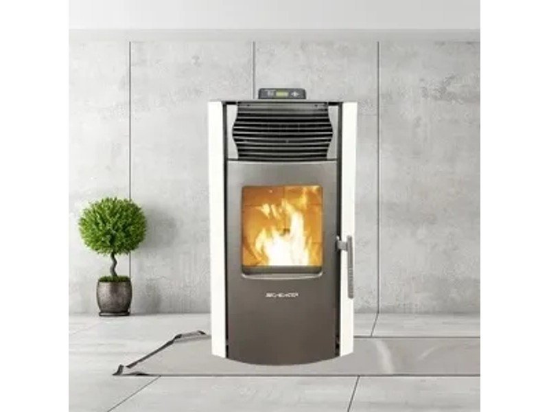 SCHENGER HP51 Pelletofen 8,8 kW – Weiß, vollautomatisch mit WLAN und Timer – Bild 4