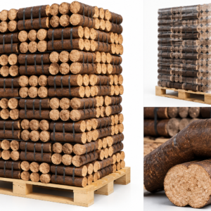 Woodstock Pressholzbriketts, Palette mit 8 × 84 Briketts – Nadel- oder Laubholz