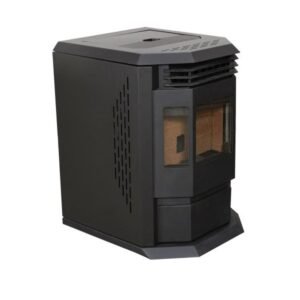 SCHENGER HLP3602 Pelletofen 9,3 kW – Schwarz, vollautomatisch mit WLAN und Timer