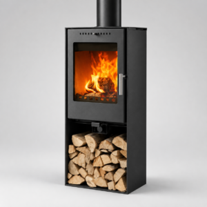 Aduro 19 Kaminofen 5 kW – Stahl Schwarz, kompakt mit hohem Wirkungsgrad und Automatik