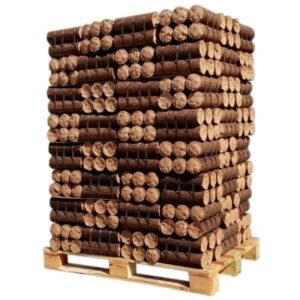 Woodstock Pressholzbriketts, Palette mit 8 × 84 Briketts – Nadel- oder Laubholz