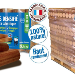 Woodstock Heizbriketts aus Nadelholz – 104 Säcke à 5 Briketts, Heizwert 4.800 kWh/t