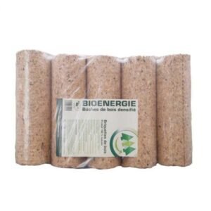BIOENERGIE Holzbriketts, Palette mit 5 × 96 Briketts – naturbelassenes Holz ohne Zusatzstoffe