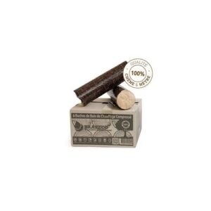 Holzbriketts aus Eiche und Buche – 100 % Laubholz, Palette mit 80 Kartons
