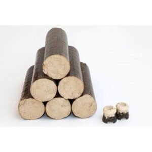 Laubholz-Pressbriketts – Palette mit 1.040 kg, 100 % Laubholz, Dichte über 1000 kg/m³