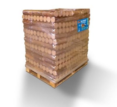 Woodstock Holzbriketts, 2 Paletten – je 104 Pakete zu 5 Briketts – Bild 2
