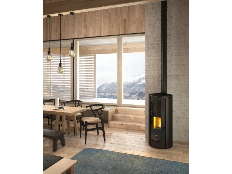Freepoint Breeze Pelletofen 9,1 kW – Schwarz, mit Automatik und WLAN-Steuerung – Bild 3