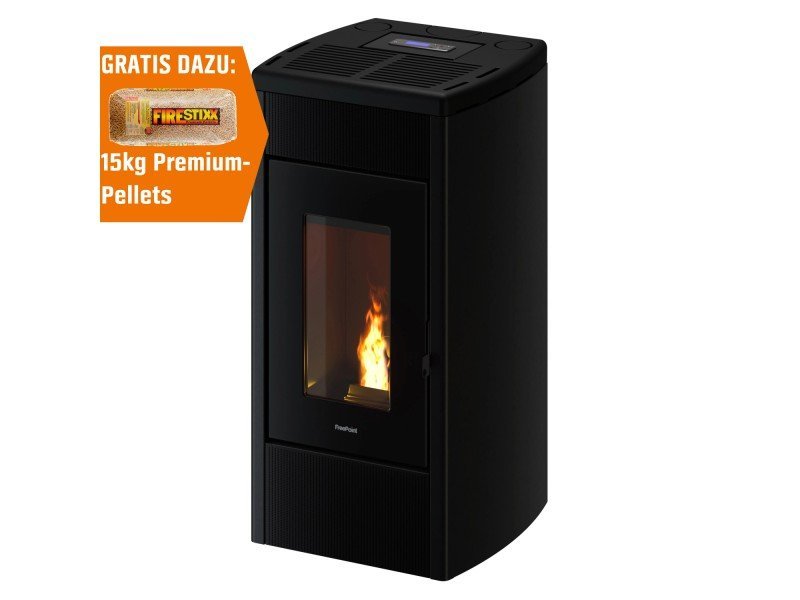 Freepoint Duke Pelletofen 14 kW – Anthrazit, mit Automatik und WLAN-Steuerung