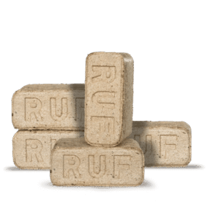 Heizfuxx RUF Original Blue Nadelholzbriketts – 960-kg-Palette, 96 Gebinde à 10 kg, FSC