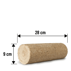 Heizfuxx Nestro XL Blue Nadelholzbriketts – 960-kg-Palette mit 96 Gebinden à 10 kg