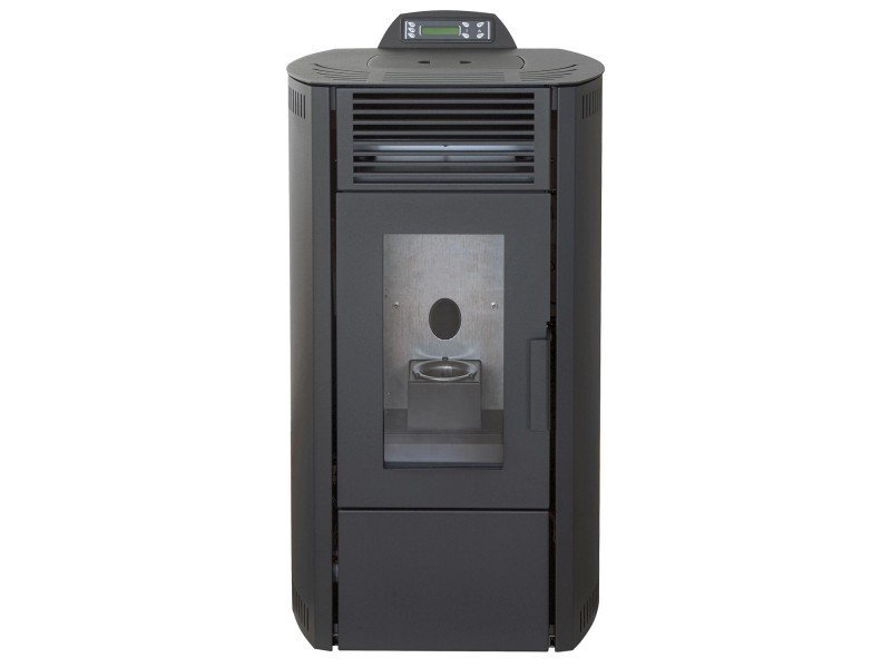 Rowi HPO 9/1 Ovale Nova Pelletofen 8,7 kW – Schwarz, raumluftunabhängig, für Räume bis 240 m³ – Bild 3