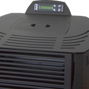 Rowi HPO 9/1 Ovale Nova Pelletofen 8,7 kW – Schwarz, raumluftunabhängig, für Räume bis 240 m³