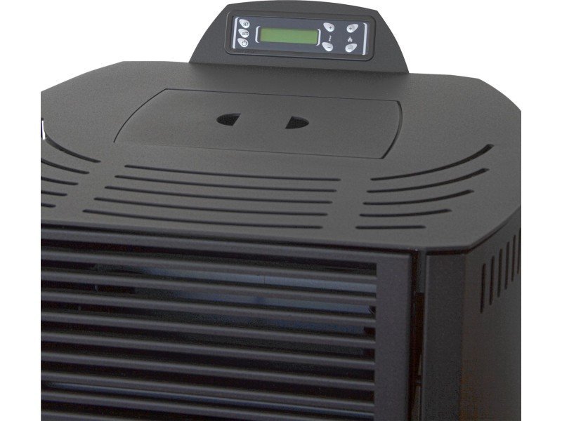 Rowi HPO 9/1 Ovale Nova Pelletofen 8,7 kW – Schwarz, raumluftunabhängig, für Räume bis 240 m³ – Bild 6