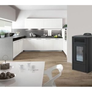 Rowi HPO 6/1 Modesto Nova Pelletofen 5,9 kW – Schwarz, kompakt und raumluftunabhängig