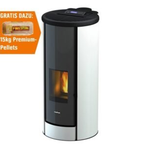 Freepoint Breeze Pelletofen 9,1 kW – Weiß, mit Automatik und WLAN-Steuerung