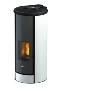 Freepoint Breeze Pelletofen 9,1 kW – Weiß, mit Automatik und WLAN-Steuerung