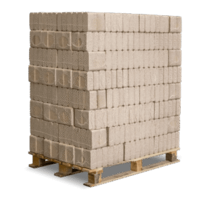 Heizfuxx RUF Original Red Hartholzbriketts – 960-kg-Palette, rechteckige Form, FSC