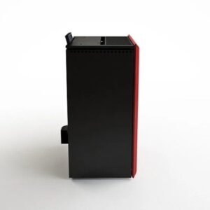 Freepoint Vega Pelletofen 10,5 kW – Bordeaux, klassisch mit Guss-Brennraum, Automatik und Fernbedienung