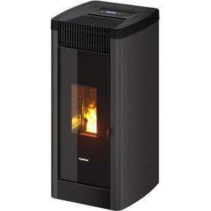 Freepoint STEE Pelletofen 8,5 kW – Anthrazit, WLAN-Steuerung und Guss-Brennraum