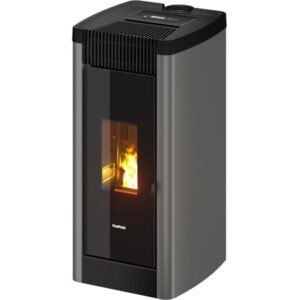 Freepoint STEE Pelletofen 8,5 kW – Titan, raumluftunabhängig mit Automatik und WLAN