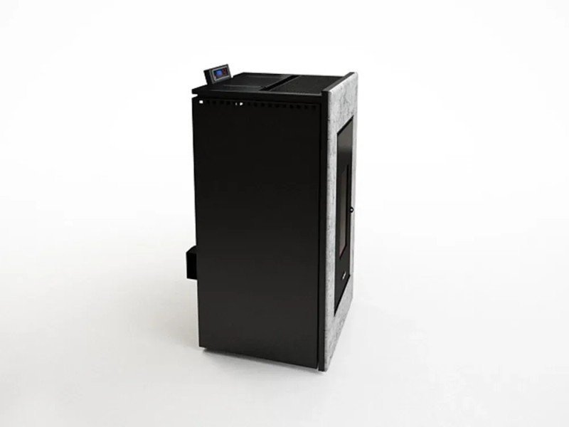 Freepoint Vega Pelletofen 10,5 kW – Naturstein-Verkleidung, Guss-Brennraum und Fernbedienung – Bild 7