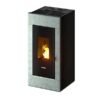 Freepoint Acce kompakter Pelletofen 7 kW – Naturstein-Optik, Automatik und Fernbedienung