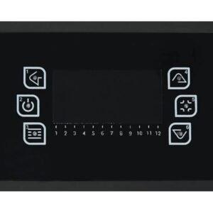 Justus Sia Pelletofen 8 kW – Schwarz-Anthrazit, Vollautomatik und Fernbedienung