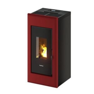Freepoint One Airtight Dauerbrand-Pelletofen 7 kW – Bordeaux, raumluftunabhängig