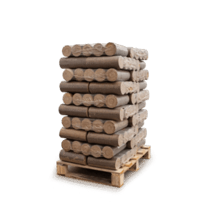 Heizfuxx Nestro XL Red Hartholzbriketts – 300-kg-Palette mit 30 Gebinden à 10 kg, FSC
