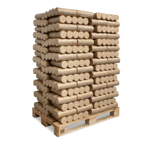 Heizfuxx Nestro XL Blue Holzbriketts aus Nadelholz – Palette 96 × 10 kg (960 kg)