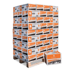 Heizfuxx Nestro M Buchenholzbriketts – 25 Kartons à 12 kg, 300-kg-Palette