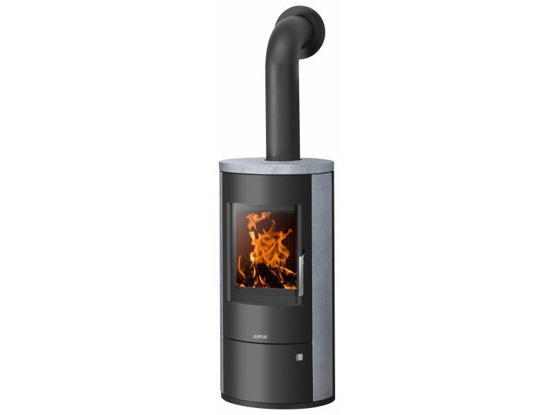 Justus Austin 5 Dauerbrand-Kaminofen 5 kW – Speckstein-Wärmespeicher, Dreifach-Luftsystem