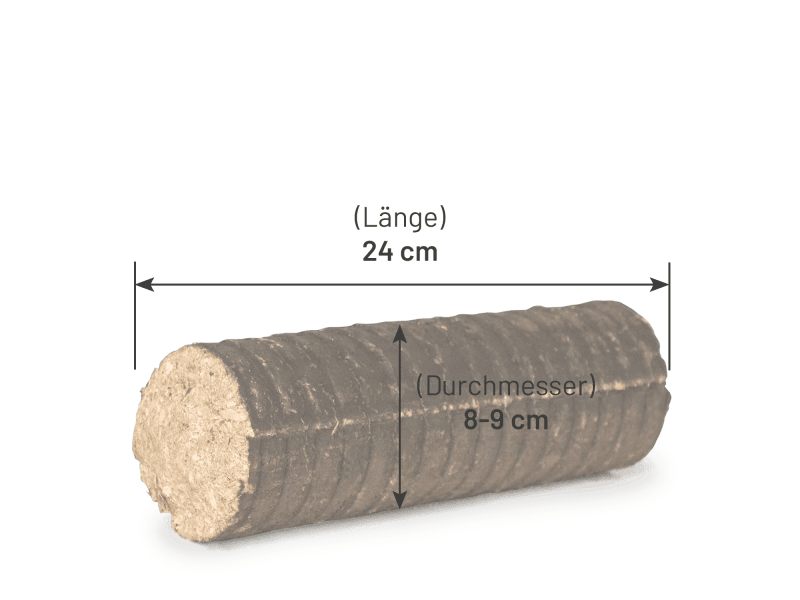 Heizfuxx Nestro M Buchenholzbriketts – Großpalette mit 81 Kartons à 12 kg, 972 kg – Bild 3