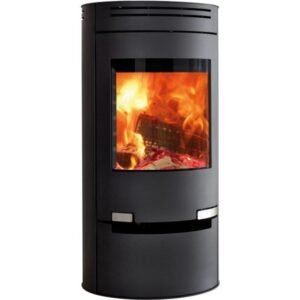Aduro 1.1 Kaminofen 6 kW – Stahl Schwarz mit Automatik für Scheitholz und Braunkohle