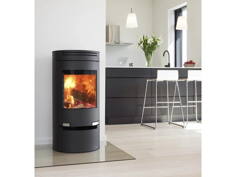 Aduro 1.1 Kaminofen 6 kW – Stahl Schwarz mit Automatik für Scheitholz und Braunkohle – Bild 2